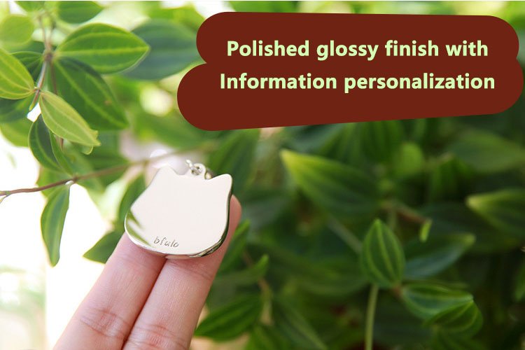 Polished glossy finish with Information personalization