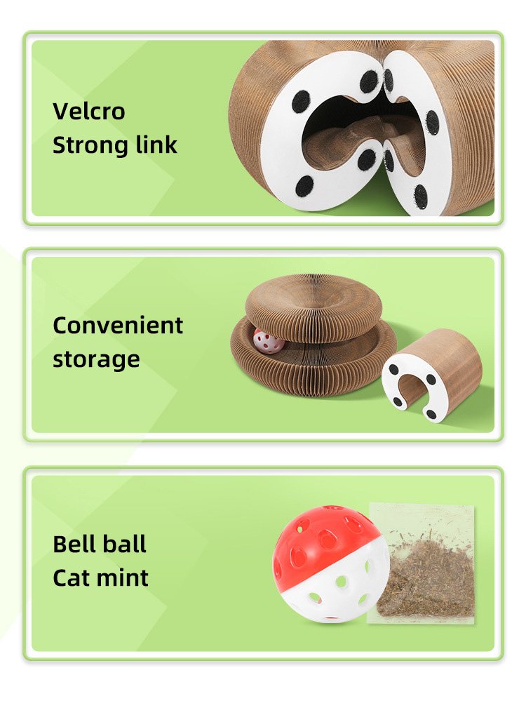 VelcroStrong link Convenientstorage Bell ball Cat mint