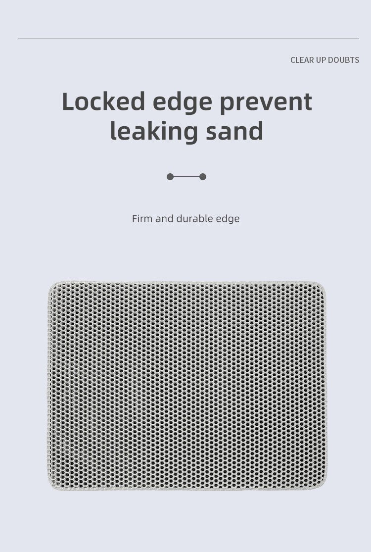 Locked edge preventleaking sand
Firm and durable edge